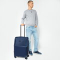 Modrý kufor strednej veľkosti Wittchen 56-3S-882-90