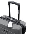 Stredné puzdro z ABS materiálu - v tvare U s identifikačnou visačkou, sivé 56-3A-652-01Z