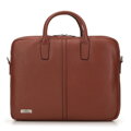 Torba na laptopa 11’’/12’’ skórzana z przeszyciem na środku brązowa 98-3U-900-4