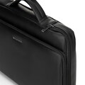 Puzdro na notebook 16" z ekokože s bočným zipsom čierne 100-3P-901-1