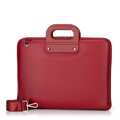 15” kabelka na notebook z imitácie kože bordová 100-3P-902-3