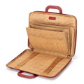 15” kabelka na notebook z imitácie kože bordová 100-3P-902-3