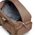 Hnedá cestovná taška 2v1 do lietadla s funkciou ruksaku 56-3S-022-4