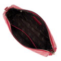 Kožená crossbody kabelka s razením béžová 99-4E-307-8