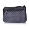 Kožená a žakárová crossbody kabelka Wittchen s monogramom 93-4-247-8