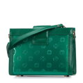 Dámska crossbody kabelka Wittchen z metalickej lakovanej kože, dvojkomorová 34-4-240-00