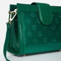 Dámska crossbody kabelka Wittchen z metalickej lakovanej kože, dvojkomorová 34-4-240-00