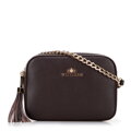 Dámska kožená crossbody kabelka Wittchen s retiazkou 29-4E-015-4