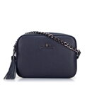 Dámska kožená crossbody kabelka Wittchen s retiazkou 29-4E-015-N