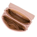 Torebka kuferek pikowana w serca różowa 99-4Y-404-P