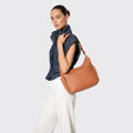 Svetlohnedá dámska crossbody kabelka Wittchen z polyesteru