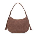 Hnedá dámska crossbody kabelka Wittchen z polyesteru s elegantným vzhľadom