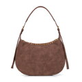 Hnedá dámska crossbody kabelka Wittchen z polyesteru s elegantným vzhľadom