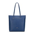 Veľká kožená shopperka tmavomodrá  