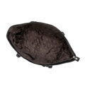Torebka shopperka żakardowa w monogram brązowa 98-4E-905-4
