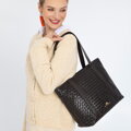 shopper kabelka Wittchen z tkanej kože 97-4E-512-4
