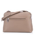 Dámska dvojkomorová crossbody kabelka z ekokože béžová 99-4Y-610-9