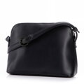 Dámska crossbody kabelka s prešívaním z ekokože čierno-grafitová 99-4Y-611-1C