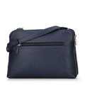 Dámska crossbody dvojkomorová kabelka granátová 100-4Y-009-7