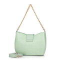 Dámska pletená crossbody kabelka zelená