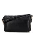 Dámska crossbody kabelka s prešívaním čierna 99-4Y-623-1