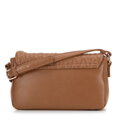 Dámska crossbody kabelka s prešívaním hnedá 99-4Y-623-4