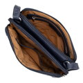Dámska crossbody dvojkomorová kabelka granátová 100-4Y-009-7