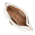 Dámska pletená crossbody kabelka krémová