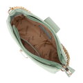 Dámska pletená crossbody kabelka zelená
