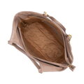 Dámska shopper kabelka z ekokože s geometrickým prešívaním béžová 99-4Y-624-9