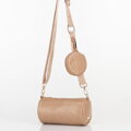 Súprava crossbody kabeliek z ekokože béžová 100-4Y-420-9