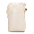 Súprava crossbody kabeliek z ekokože krémová 100-4Y-420-0
