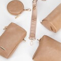 Súprava crossbody kabeliek z ekokože béžová 100-4Y-420-9