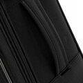 Mäkký kabínový kufor, polyester, čierny 56-3S-171-10
