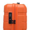 Kabínový kufor z ABS s oranžovými horizontálnymi pruhmi 56-3A-101-55