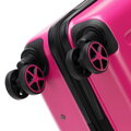 Kabínový kufor ABS s vyrazeným logom fuchsia 56-3A-501-34