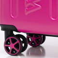 Kabínový kufor ABS s vyrazeným logom fuchsia 56-3A-501-34