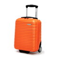 kabinový kufor ABS s rebrovaním, oranžová 56-3A-315-55