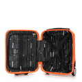 kabinový kufor ABS s rebrovaním, oranžová 56-3A-315-55