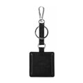 Kožený set peňaženka a kľúčenka čierny 14-S-005-1