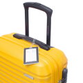 Malý kufor z ABS s menovkou a logom WITTCHEN, žltý 56-3A-311-50Z6