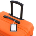 Veľký kufor z ABS plastu s menovkou a logom, oranžový 56-3A-313-55Z5