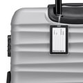 Veľký ABS kufor s menovkou a logom, sivý 56-3A-313-01Z5
