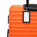 Veľký kufor z ABS plastu s menovkou a logom, oranžový 56-3A-313-55Z5