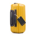 Malý ABS kufor s občianskym preukazom a logom, žltý 56-3A-311-50Z5
