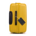 Veľký ABS kufor s menovkou a logom, žltý 56-3A-313-50Z5
