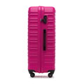 Veľký ABS kufor s menovkou a logom, ružový 56-3A-313-34Z5