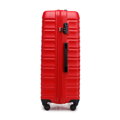 Veľký ABS kufor s menovkou a logom, červený 56-3A-313-35Z5