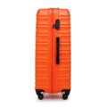 Veľký kufor z ABS plastu s menovkou a logom, oranžový 56-3A-313-55Z5