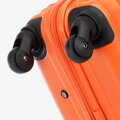Veľký kufor z ABS plastu s menovkou a logom, oranžový 56-3A-313-55Z5